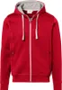 HAKRO Kapuzenjacke Bonded 455, rot/silber, L Produktbild-Vorschau 1