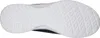 The sole of a blue and white sneaker is shown from an underneath view. Produktbild-Vorschau