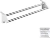 A product shot of a double towel rack for a radiator, presented on a white background. Náhled obrázku produktu