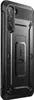 A black phone case with a kickstand. Produktbild-Vorschau