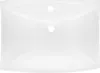 LuxeBath Waschbecken Aufsatzwaschbecken Eckig, 60,5x46x16,5 Produktbild-Vorschau 2