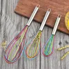 3 Stück Bunt Schneebesen Silikon 3 Größen Silikon Produktbild-Vorschau 1