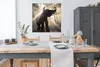 MuchoWow® Poster Elefant mit Person in hellem Sonnenlicht Produktbild-Vorschau 3