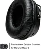 A close-up of a black ear pad for headphones, with text below indicating it is a replacement earpad cushion for Marshall Major 3. Produktbild-Vorschau