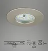 LED Einbauleuchten 3er Set IP44 5W silber Kunststoff Ø7,5cm Produktbild-Vorschau 7