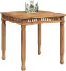 vidaXL Garten-Esstisch 80x80x80 cm Massivholz Teak Produktbild-Vorschau 3