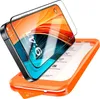 A screen protector and its installation frame for a smartphone. Náhled obrázku produktu
