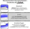 HEXIMO LED-Schattenfugenprofil Stuckleisten, indirekte Produktbild-Vorschau 4