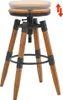 vidaXL Barhocker 2 Stk. Tanne Massivholz Produktbild-Vorschau 2