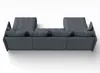 AX LIVING Canapé panoramique convertible Veliro canapé en u Voir les images du produit 4