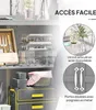 Outsunny Armoire de jardin en bois abri de jardin avec 2 Voir les images du produit 4