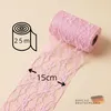 G.schmückt Tischband Spitze 15 cm x 25 m, schmales Dekoband Produktbild-Vorschau 2