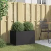 vidaXL Kvetináč čierny 62x40x39 cm oceľ Náhľad obrázku produktu 3