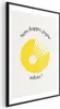 Posterpapier Poster - Shuttlecock Against the Yellow Sun Produktbild-Vorschau 1