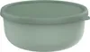 A studio shot of a green bowl with a lid. Produktbild-Vorschau