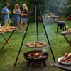 Zahradní třínohý gril s visícím roštem, ohniště 150 cm, Náhled obrázku produktu 4