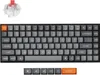 A mechanical keyboard and a keyboard switch are shown against a white background. Produktbild-Vorschau