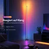 LED hoeklamp, staande lamp, 147,5 cm, RGB & warmwit, met Productafbeelding-voorbeeld 4