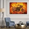 Wandbild Leinwandbild Kunstdruck XXL Wanddeko Motorrad in Produktbild-Vorschau 3