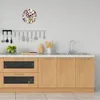 Wanduhr aus Glas Rund fi 30 Feldaufbau rot braun Quarz Deko Produktbild-Vorschau 3