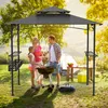 A family is having a barbecue under a gazebo in a backyard setting. Voir les images du produit