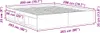 vidaXL Bettgestell Sonoma-Eiche 200x200 cm Produktbild-Vorschau 8