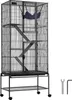 SucceBuy 69" pojízdná kovová klec pro fretky, velká Náhled obrázku produktu 1