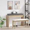 vidaXL Stojan na klavír Sonoma dub 100 x 32 x 64 cm Náhľad obrázku produktu 2