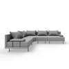 TRADA Gartensofa lounge set Bahama M Grau Gartenmöbel set Produktbild-Vorschau 6
