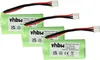 vhbw 3x Akku kompatibel mit Philips DECT TU3315, 215 Trio Produktbild-Vorschau 1