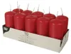 Papstar 17918, Zylinder, Rot, 9 h, 10 Stück(e) Produktbild-Vorschau 5