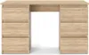 Stôl VBChome, 120x50x75 cm, buk Sonoma, kancelársky stôl s Náhľad obrázku produktu 1