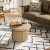 Couchtisch Rund Holzoptik, MDF, Ø 60 x 40 cm Produktbild-Vorschau 6