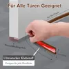 Selbstklebende Türdichtung als Bürste (100×5 cm, Braun) – Produktbild-Vorschau 5