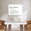 MuchoWow® - Leinwandbilder - Zitat - Küche - Definition - Produktbild-Vorschau 5