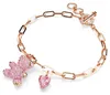 SWAROVSKI Damen Gliederarmband Bär Rosa TEDDY 5642978 Produktbild-Vorschau 2