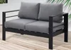 MEXO Loungesofa Gartenmöbel Set 2-Sitzer Gartensofa aus Produktbild-Vorschau 1