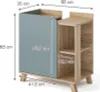 Waschbeckenunterschrank Vicco Karen Sonoma/Blau 60 x 65 cm Produktbild-Vorschau 3