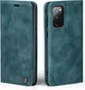 A teal flip case for a smartphone is shown from two angles. Produktbild-Vorschau