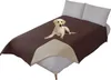 (Hnědá) Voděodolná přikrývka Pet Blanket Mattress Cover Náhled obrázku produktu 1