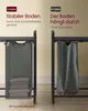 Comparison of two laundry baskets, one with a stable bottom and one with a sagging bottom. Produktbild-Vorschau
