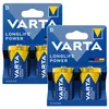4 batterie R-20 (R20 D) da 1,5 V alcaline Longlife Power Anteprima dell’immagine prodotto 1