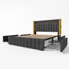Boxspringbed 160x200 cm met LED-verlichting, 3 USB-poorten Productafbeelding-voorbeeld 15