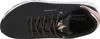 Top-down view of a black Skechers sneaker with rose gold accents. Voir les images du produit