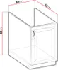 Meuble bas sous évier 50 cm FRYZIA - blanc Voir les images du produit 3