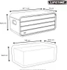 Lifetime Kunststoff Gartenbox Space L 515 L Kissenbox & Produktbild-Vorschau 7