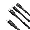 Baseus Rapid Series 3-in-1 USB Type-C Cable  PD 20W 1.5m Anteprima dell’immagine prodotto 2