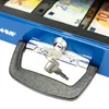 Geldkassette mit Tragegriff von HMF mit 30 cm Breite in blau Voir les images du produit