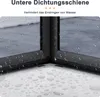 SONNI Noir Paroi de douche 90x90x195cm Porte pliante Porte Voir les images du produit 9
