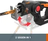 WORX WX550.9, Horní rukojeť, Černá, Oranžová, Kartáčovaný, Náhled obrázku produktu 9
